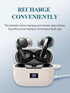 Case Cover for TOZO T20 Wireless Earbuds Bluetooth Headphones,Protective Soft Silicone Skin Case Cover Shock-Absorbing Protective Case with Keycha...