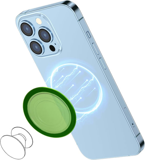 AUROX Compatible with MagSafe Base for iPhone 12/13/14/15 Magnetic Base Plate?Base Only? Intended for Pop Socket Grip and Phone Ring Holder?Remova...