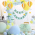 AZOWA Large Size Orange Hot Air Balloon Decorations Pack of 8...