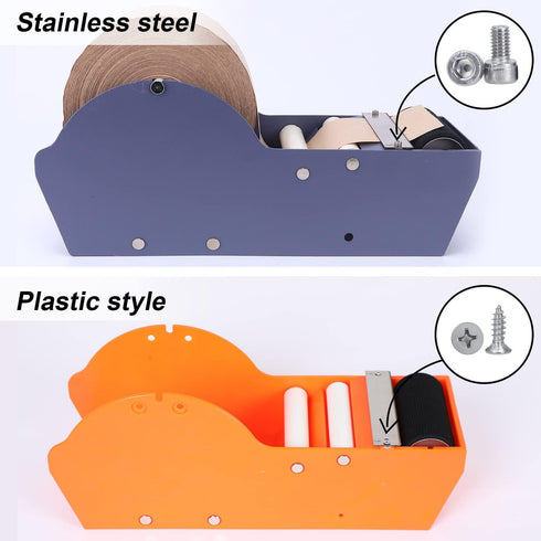 Water Activated Tape Dispenser Roller, Stainless Steel Blade, Easily and Quickly Cut The Tape, Extra Core for Desktop Tape Dispenser, Core Replace...