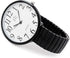 Geneva STC Black Super Large Face Stretch Band Easy to Read Watch...