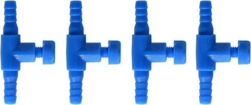 JIH Aquarium 25 Feet 3/16 Inch ID Flexible Airline Tubing Come with Check Valves, Suction Cups, Air Stone, Control Valves and Connectors (Clear)...