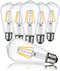 HESSION Vintage LED Edison Bulb, Medium E26 Led Bulbs 40W Equivalent, 6-Pack Dimmable Light Bulbs, High Brightness 400LM Warm White 2700K, ST58 An...