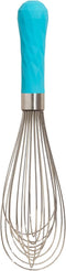 GIR: Get It Right Mini Stainless Steel Whisk - 8 In & Teal - 12 Hardened Wires for Fast Mixing - Counterweighted Handle & Ergonomic Grip - Egg Bea...