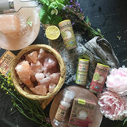 HimalaSalt Refillable/Adjustable Himalayan Salt Grinder - 4 oz...