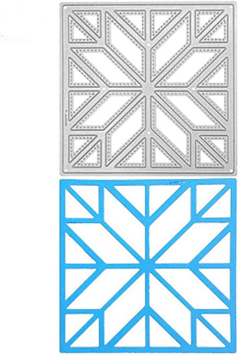 Metal Hollow Geometric Cutting Dies,Square Die Cuts Embossing Stencils Template Mould for Card Scrapbooking and DIY Craft Album Paper Card Decor...