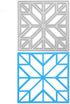 Metal Hollow Geometric Cutting Dies,Square Die Cuts Embossing Stencils Template Mould for Card Scrapbooking and DIY Craft Album Paper Card Decor...
