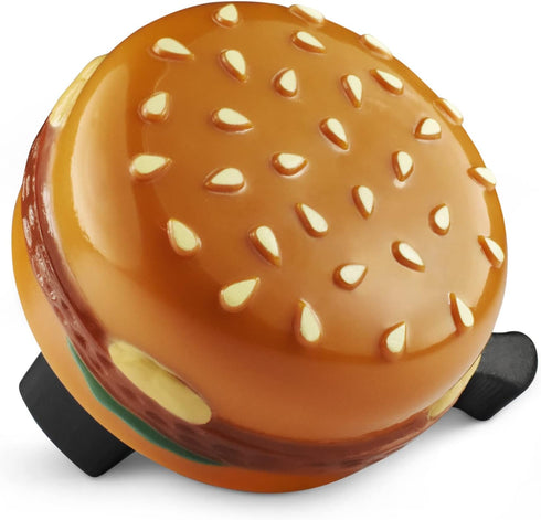 MARQUE Hamburger Bike Bell – Bicycle Bell for Most Bikes, Also Fit Balance Bike and Scooter, Must Have Cycling Accessory...