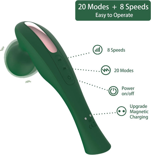 Electric Back Massager - Portable Cordless Handheld Full Body Deep Tissue Massage Tool-Shoulder and Neck Massager for Muscle Pain Relief and Tissu...