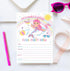 Your Main Event Prints Mermaid Unicorn Pool Party Birthday Invitations - Summer Pool Party Bash - Splash Pad, Water Park Invites - 20 Fill-In Unic...