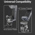 Aluminum Phone Mount for Tripod, Adjustable Phone Tripod Mount with Cold Shoe & Arca Swiss Quick Release Plate,Universal Adjustable Clamp Suitable...
