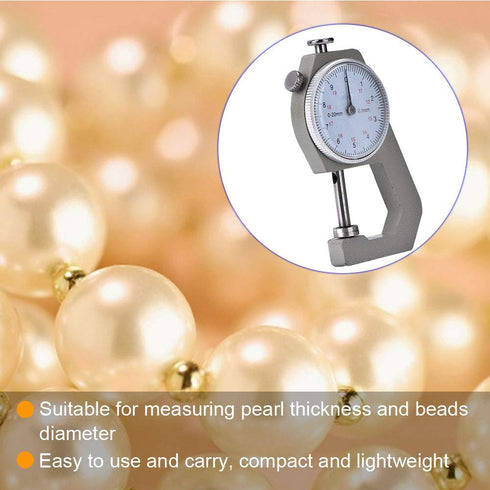 Thickness Gauge Metal Thickness Gauge Thickness Caliper Measuring Tool 0-20mm Jewelry Measuring Gauge Calipers Metal Gauge Thickness Tool Paint Th...
