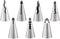 A Set of 7pcs Stainless Steel Russian Ruffle Skirt Icing Piping Tips Nozzles Pastry Cake Cupcake Decorating Baking Tool...