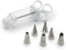 Fox Run Icing Syringe Decorating Set, Metallic, 7-Piece, 2.25 x 3 x 8 inches...