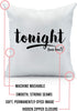 Oh, Susannah Tonight Not Tonight Reversible Pillowcase Bridal Shower Gift (18x18 in, Tonight -Not)...