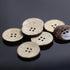 25mm Brown Natural Coconut Shell Buttons 1 inch 4 Holes Button Coconut Shell Buttons for Crafts Sewing Wooden Buttons for DIY Crafts 100PCS...