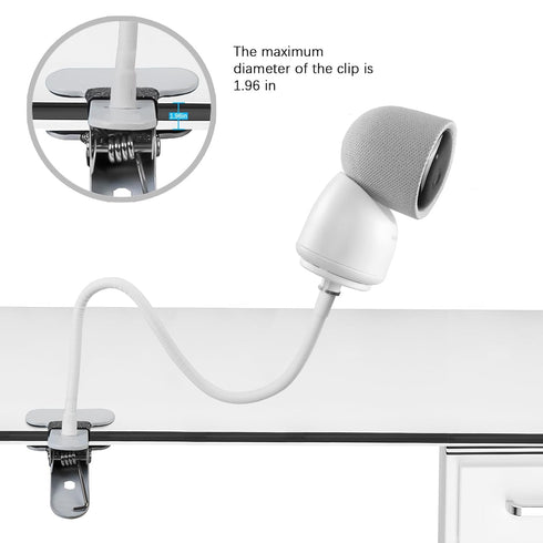 Clip Mount for Arenti Baby Monitor Without Tools or Wall Damage (White)...