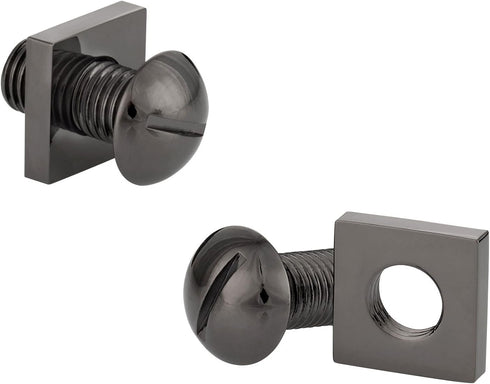 Screw and Nut Bolt Gunmetal Cufflinks with Presentation Box...