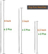 Y-Axis 26 Pcs Assorted Beading Needles Including 6 Pcs Big Eye Beading Needles + 20 Pcs Long Straight Beading Thread Needles with Needle Bottle...
