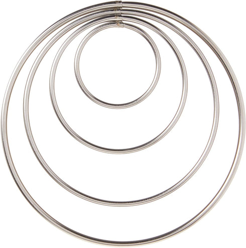 Ateco 4 Piece Stainless Steel Plain Edge Round Cutters Set in Graduated Sizes...