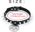Urieo Gothic Chokers Leather Black Choker Necklace with Star Pendant Cool Rivet Spike Studed Collar Adjustable Party Bar for Women...
