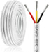 20FT 18 Gauge Wire 3 Conductor, 18AWG Electrical Wire, 18/3 Oxygen Free Stranded Tinned Copper Wire, Insulated Low Voltage Cable for LED Lamps Lig...