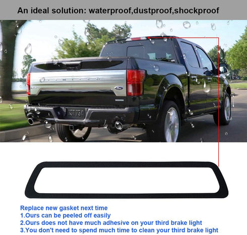 3rd Third Brake Light Seal Gasket Compatible with Ford F150 2009 to 2014...