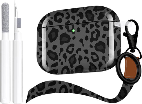 Compatible with Airpod Pro Case with Keychain/Lanyard/Cleaner Kit,Airpod Pro Case Cover,Apple Airpods Pro Case,Case for Airpods Pro[Front Led Visi...