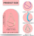 Jooaoxoko Colorful Paper Clips,100Pcs Gold Cute paperclips Clips Teardrop Stainless Steel Drop-Shaped Paper Clips for Office Supplies Wedding Wome...