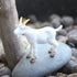 NUOBESTY Mini Goat Figurines 6pcs Plastic Realistic White Goat Animals Simulated Small Lambs Action Models Tiny Farm Sheep Figures Learning Educat...