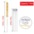 18 PCS 115ml Clear Plastic Test Tubes,150 x 33mm Flat Test Tube,Plastic Test Tube with Screw Caps and 1 Cleaning Brush for Bath Salt,Candy Storage...