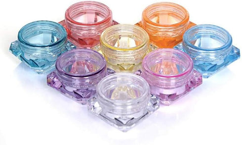 16pcs DIY Painting Tool Glue Clay Wax Holder Storage Container,Diamond Drilling Mud Painting Storage Bottle for DIY Art Craft (Diamond Shape,16pcs...