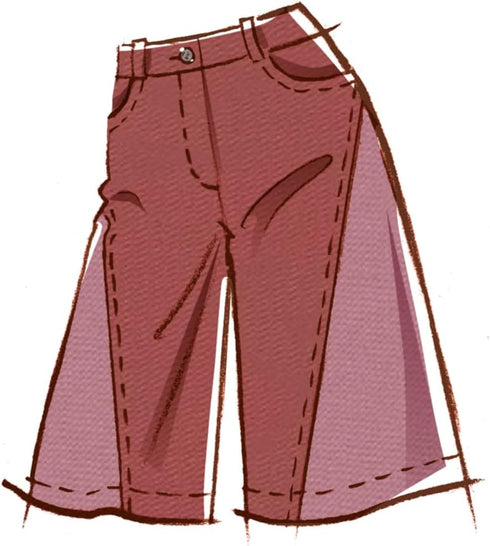 McCall's Misses' Patchwork Shorts and Pants Sewing Pattern Kit, Design Code M8408, Sizes 16-18-20-22-24...