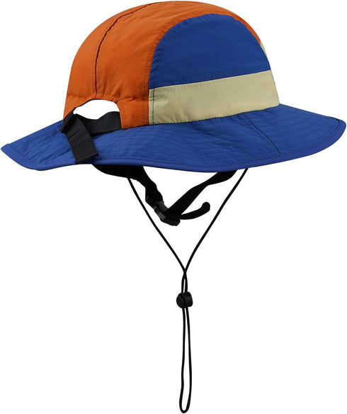CLAPE Surf Bucket Hat with Strap Waterproof Sun UPF 50+ Bucket Hat Packable Brimmed Boonie for Women Men...