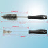 2pcs Injector Sleeve Cup Bore Seat Cleaning Brush Kit Compatible with Ford Powerstroke 7.3L 6.0L 6.4L 6.7L 1994-2018, Caterpillar 3126 C7 C9, Navi...
