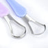 Tongue Scraper & Tongue Brush Set,Tongue Cleaner with Travel Case for Adults & Kids,Oral Care Hygiene Essentials (2pcs,Blue+Purple)...