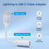 TechMatte Lightning to USB C Cable Adapter, 4 inch PD Fast Charging Compatible with Phone 15/Plus/Pro/Pro Max and More Type C Devices, No Headphon...