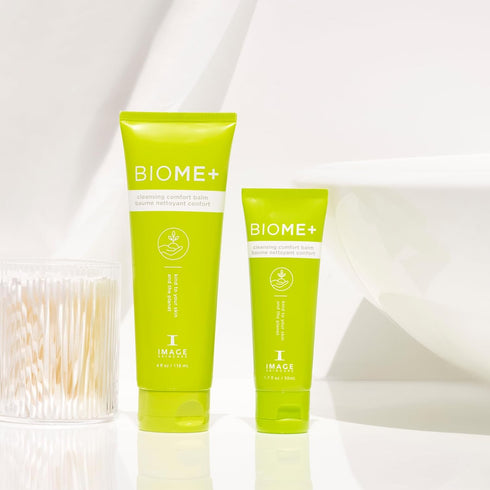 IMAGE Skincare BIOME+ Cleansing Comfort Balm, Microbiome Friendly Gentle Cleanser, Reduces Moisture Loss, 4 fl oz...
