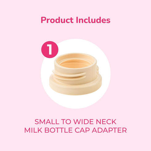 Spectra - Bottle Adapter for Narrow Baby Bottles - Compatible with Breast Shield for Spectra Milk Pump...