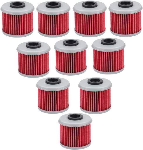 116 HF116 Oil Filter for CRF150R CRF250R CRF250X CRF450R CRF450X Motorcycle ATV Parts (Pack of 10)...