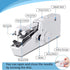 Handheld Sewing Machine Mini Portable Sewing Tool More Friendly to the Handicapped Easy-to-operate Portable DIY for Beginners for Home/Travel User...