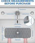 Kitchen Sink Splash Guard - Silicone Faucet Handle Drip Catcher Tray, Dish Soap Dispenser and Sponge Holder Mat Behind Faucet, Kitchen Gadgets Sin...