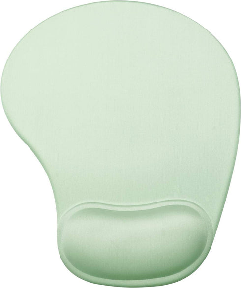 JSD Gel Mouse Pad with Wrist Support Wrist Rests 10.00×9.25×1.3 inches (Green, 1 Pack)...
