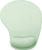 JSD Gel Mouse Pad with Wrist Support Wrist Rests 10.00×9.25×1.3 inches (Green, 1 Pack)...
