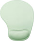 JSD Gel Mouse Pad with Wrist Support Wrist Rests 10.00×9.25×1.3 inches (Green, 1 Pack)...