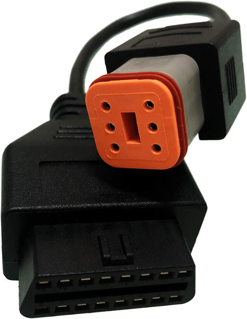 6 Pin to 16 Pin OBDII Adapter for Harley Davidson Motorcycles...