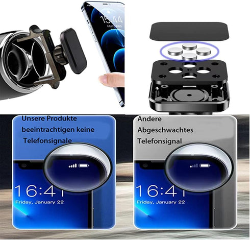 Car Vent Phone Mount Compatible Applicable Mercedebenz Mobile Phone Holder A/B/C/E/S-Class,FordMustang, Automatic Locking Universal Car Mount for ...