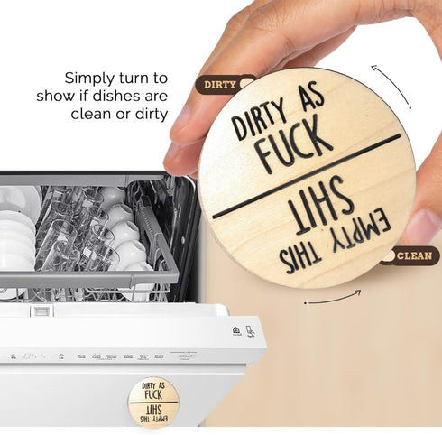Funny Dishwasher Magnet Clean Dirty Sign, Kitchen Organization and Storage, Clean Dirty Magnet for Dishwasher, First Apartment Must Haves, New Hom...