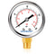 Lead-Free Pressure Gauge 0-160psi 1/4" NPT Lower Mount 2" Dial Stainless Steel Case, Pressure Gauge for Water Air RV...