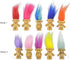Lucky Mini Troll Dolls PVC Vintage Action Figures Cake Toppers Chromatic Adorable Cute Little Guys Collection, School Project, Arts Crafts, Party ...